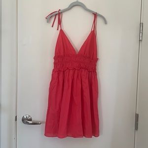 NWT Zara pink sun dress